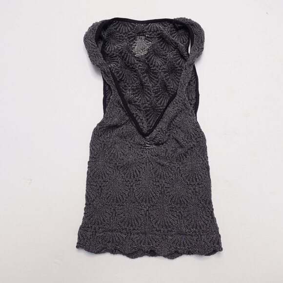 Free People Intimately Love Letter Sweetheart Cami Black size XS S NWOT - Picture 3 of 8